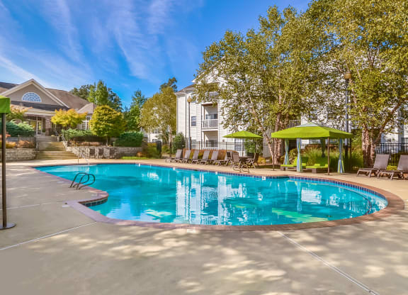 Pool Area at Ultris Courthouse Square Apartment Homes in Stafford, Virginia, VA