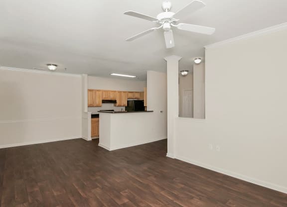 Unfurnished Living Room at Ultris Courthouse Square Apartment Homes in Stafford, Virginia, VA