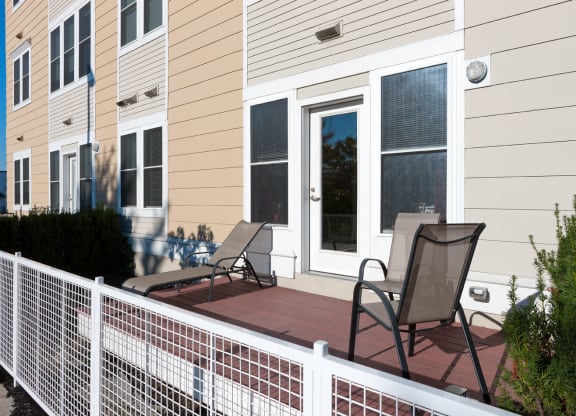 Private Patio/Balcony at Park87, Cambridge, MA 02138