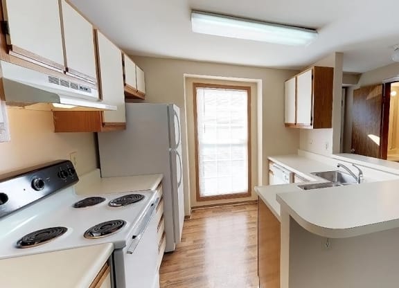 Kitchen at Woodhills Apartments, Ohio