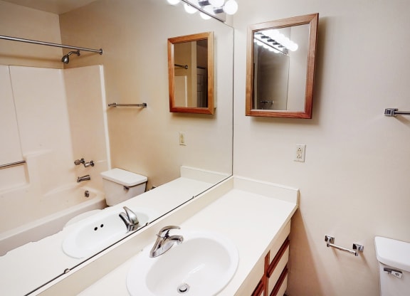 Bathroom at Woodhills Apartments, West Carrollton, 45449