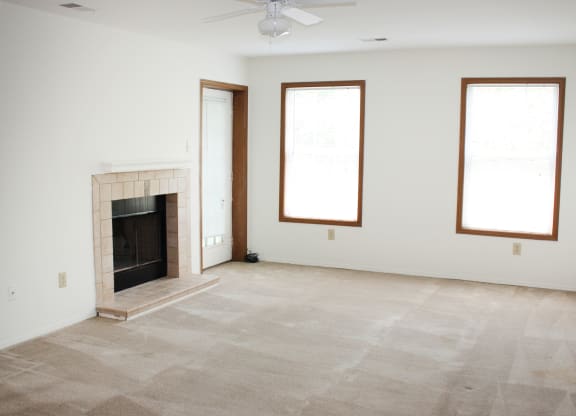 Fire Place at Woodhills Apartments, West Carrollton, Ohio