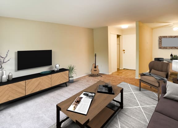 Living Room Interior  at Barkley Ridge Apartments, Southgate, Kentucky