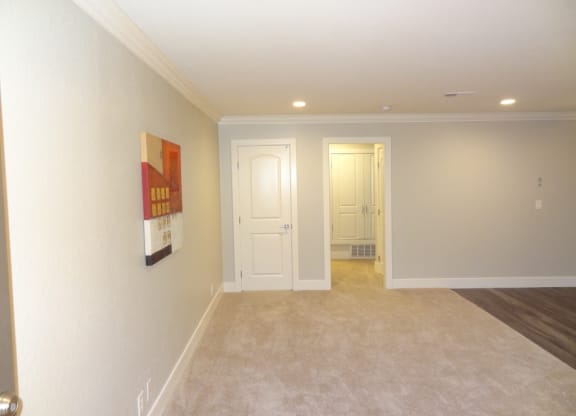 Carpeted Living Area at Los Altos Court, Los Altos, California