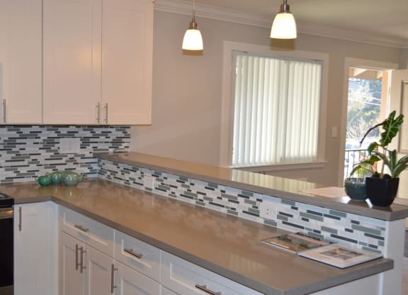 Granite Countertop Kitchen at Los Altos Court, Los Altos