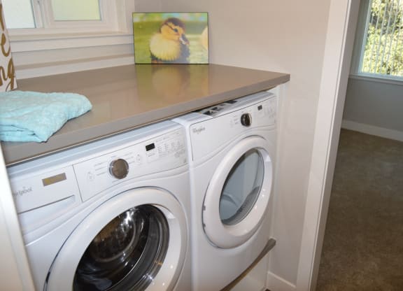 In Home Full Size Washer And Dryer at Los Altos Court, California