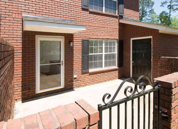 large patio on three bedroom unit