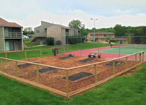 Community Garden & Tennis Court