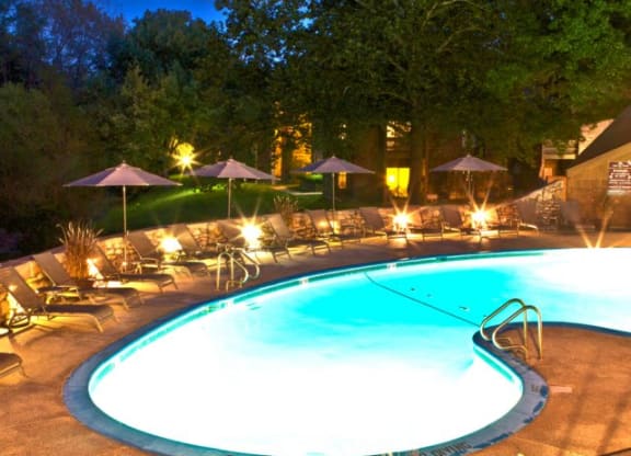 Pool at Night