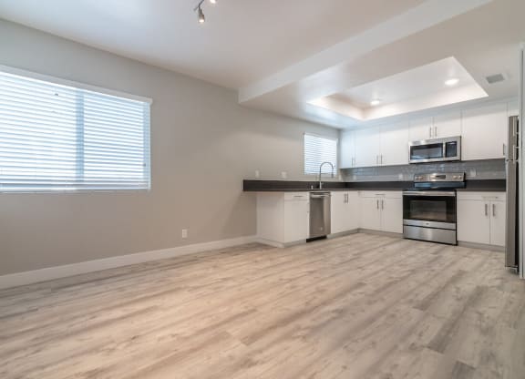 Faux Wood Flooring at Bixby Hill Apartments, California, 90815