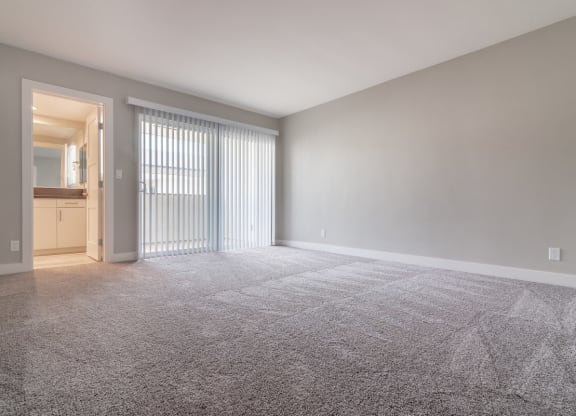 Carpeted Living Area at Bixby Hill Apartments, California