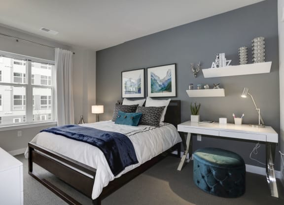 Bedroom at TENmflats, Columbia, MD, 21044
