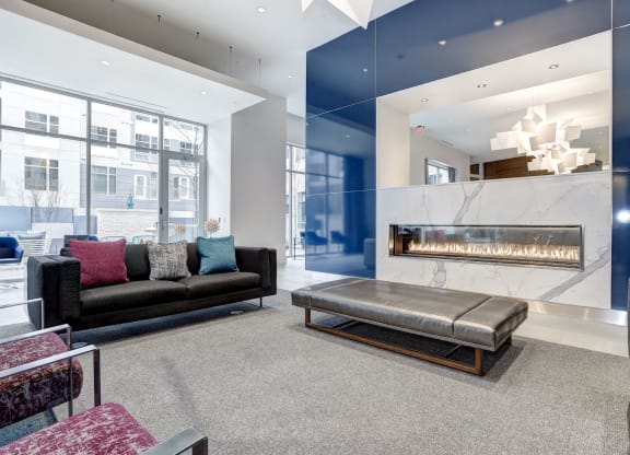 Clubroom at TENmflats, Columbia