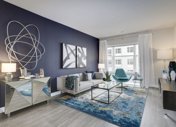 Living Room at TENmflats, Columbia