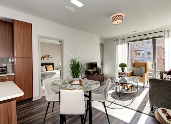 Dining Area at TENmflats, Columbia, 21044