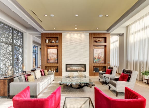 Resident Sitting Area at TENmflats, Maryland