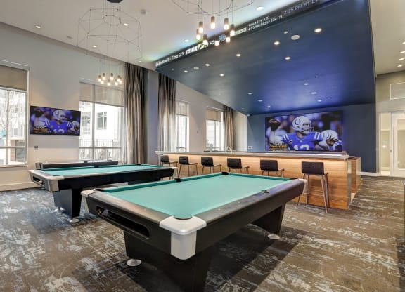 Game and Theater Room at TENmflats, Maryland, 21044