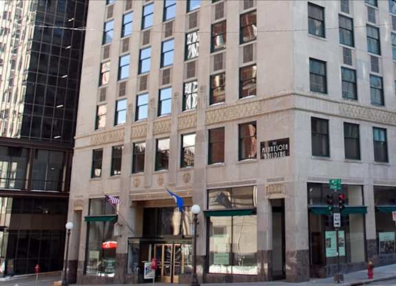 Street entrance for The Historic Minnesota Building.