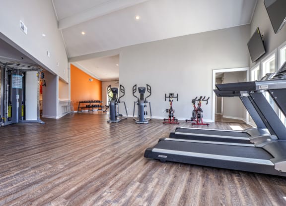 Fitness Center With Modern Equipment at Palmetto Grove, Charleston, SC, 29406