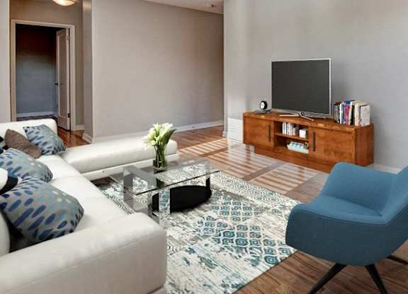 contemporary interior at Lock Vista, Seattle, Washington