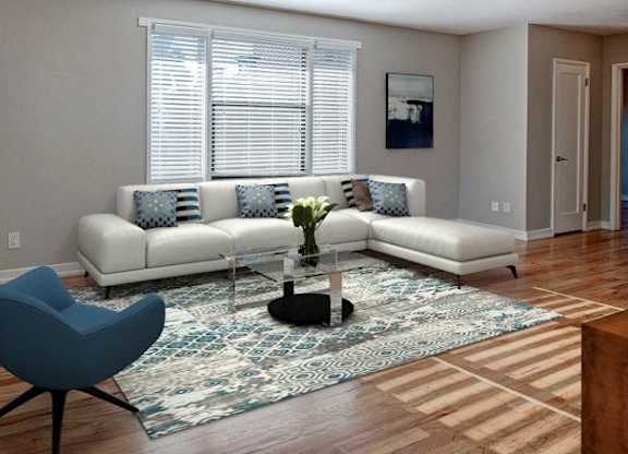 Living Room at Lock Vista, Washington, 98107