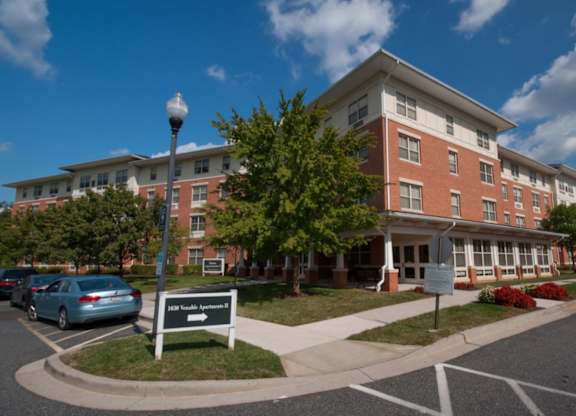 ednor i apartment building and sign