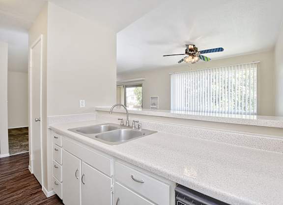 Stainless Steel Sink at WOODSIDE VILLAGE, West Covina, California