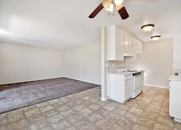 Attached Kitchen to Living at WOODSIDE VILLAGE, California, 91792