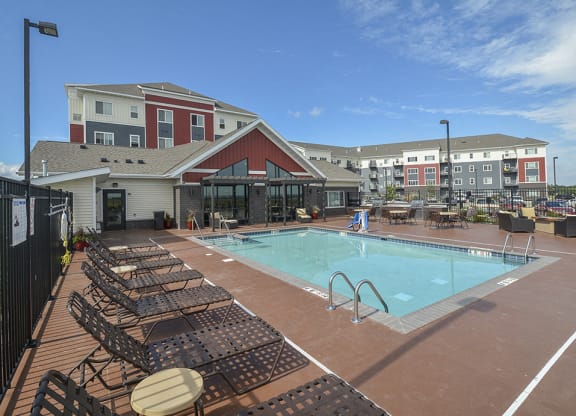 Sundeck Surrounding Outdoor Pool