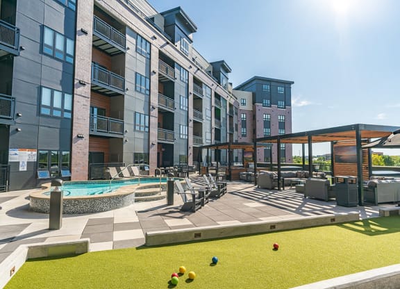 Rooftop Bocce Court