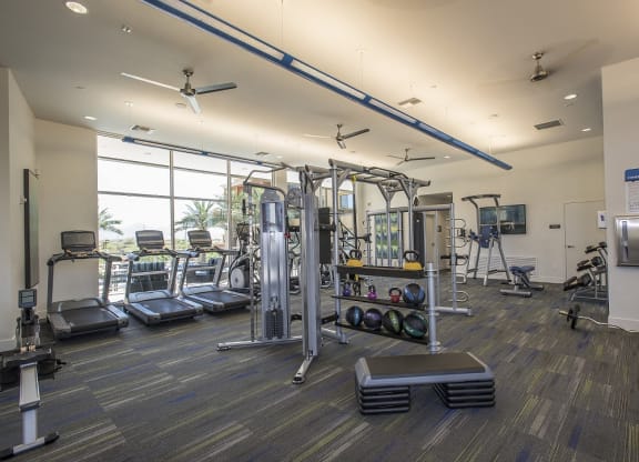 Club-style Fitness Center  at 56 North, Phoenix, AZ