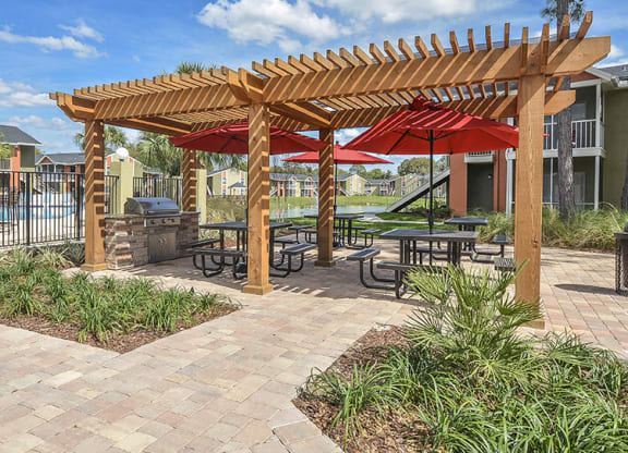 Shaded Grilling Area