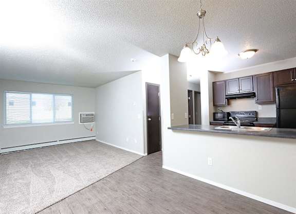 looking into living room from dining room