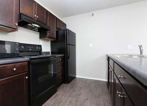 galley kitchen