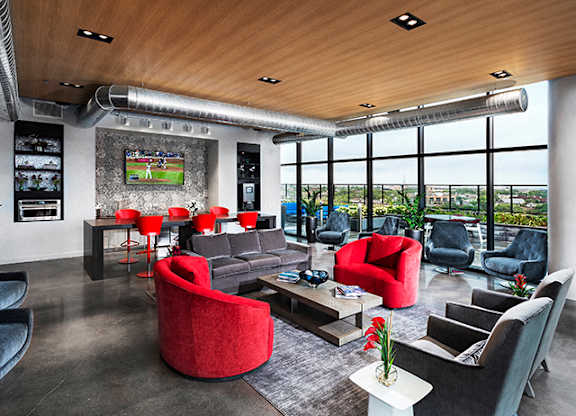 Dugout Lounge at Residences at Addison Clark Apartments, Chicago, IL
