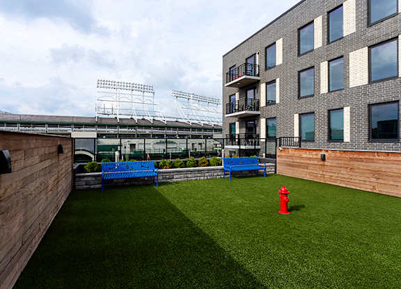 Pet Run at Residences at Addison Clark Apartments, Chicago