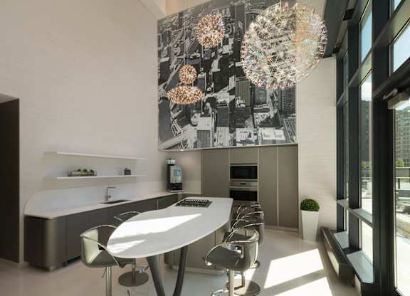 Cooks kitchen at 73 East Lake, Illinois, 60601