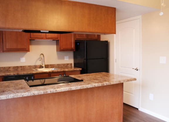 Wooden cabinets at Miamisburg by the Mall, Ohio