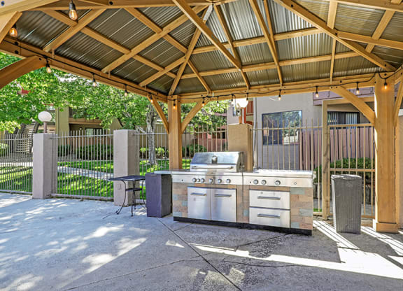 Pool Gazebo & Grilling Area
