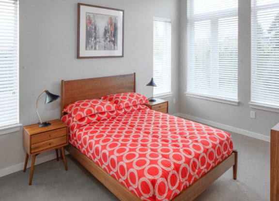 The Wilmore begroom with bed