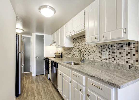 Kitchen at Park at Fitzsimons Apartments, Aurora, Colorado