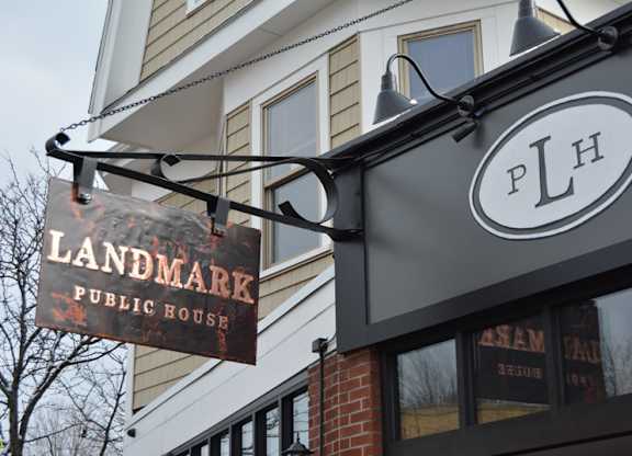 Next to Adams Village is The Landmark Public House