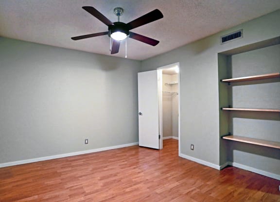 hardwood floors in bedroom