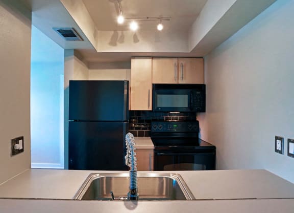 kitchen view from the sink