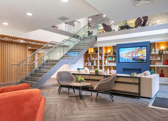 Building Lobby at Emporium House Apartments, Reading