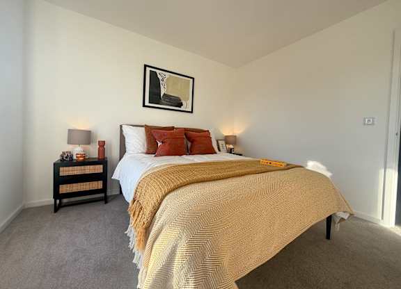 Bedroom with bed at The Chapters , Ely