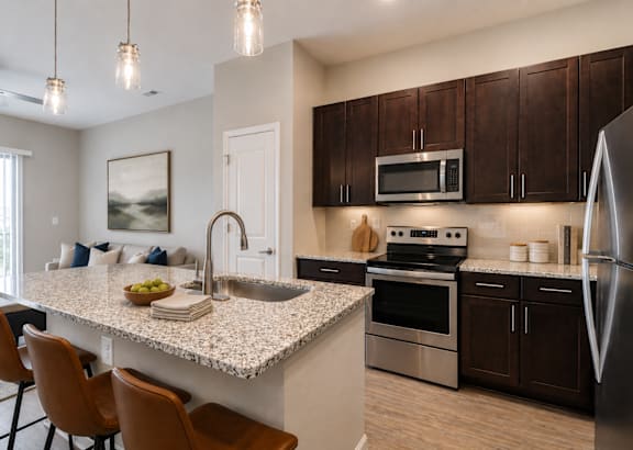 Open Kitchen at Residence at Riverwatch in Augusta, GA 30909