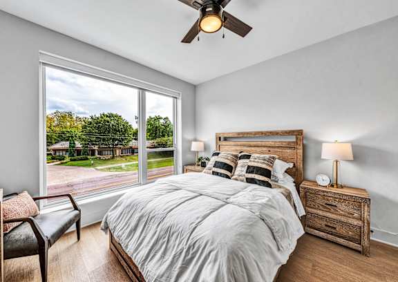 Bedroom at Lilia, Lilydale, MN