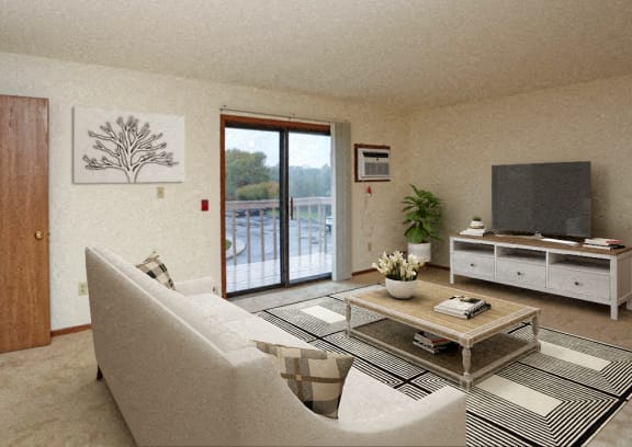 Pool With Clubhouse View at Poplar Creek Apartments, Brookfield, 53045