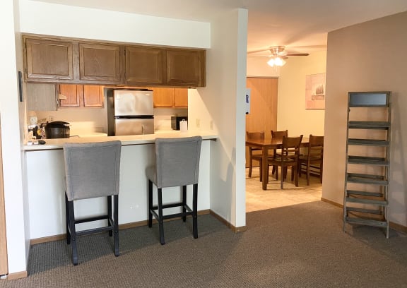 Pool With Clubhouse View at Poplar Creek Apartments, Brookfield, 53045
